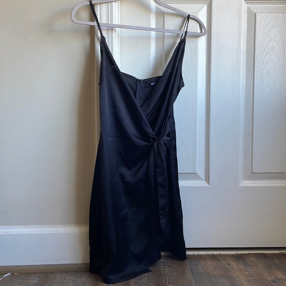 NastyGal tie mini dress
